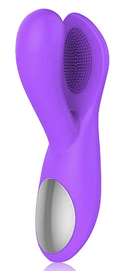 Emma - Vibrador Ponto G Recarregável com Estimulador Clitoriano e 6 Padrões de Vibração - 16 x 5 cm | Cor: Roxo - 2