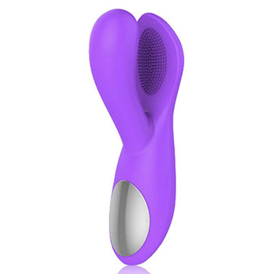Foto 2 do produto Emma - Vibrador Ponto G Recarregável com Estimulador Clitoriano e 6 Padrões de Vibração - 16 x 5 cm | Cor: Roxo