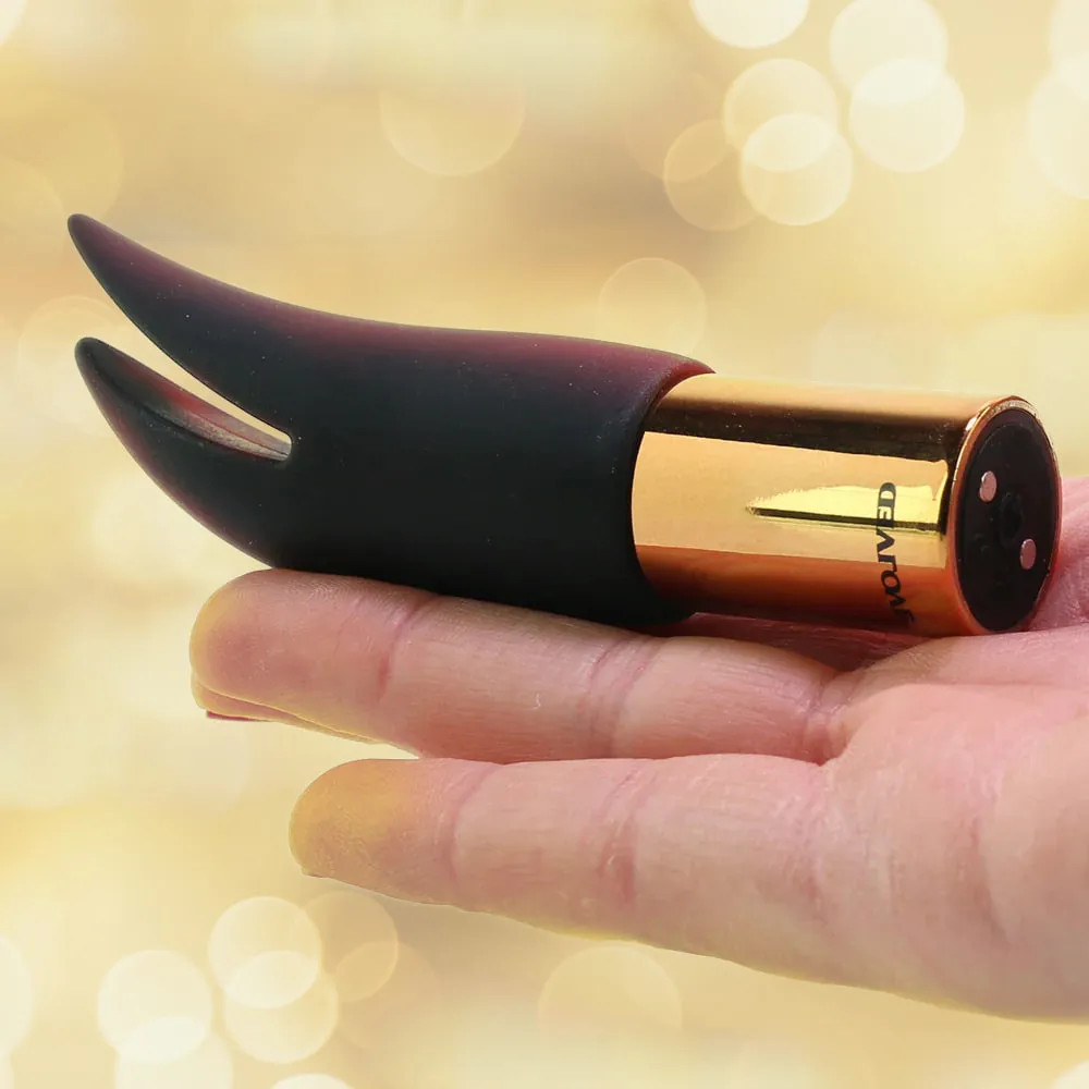 Cápsula Vibratória Recarregável com 3 Capas em Silicone e 7 Modos de Vibração - Evolved Glam Squad | 5,9 x 2 cm - 7