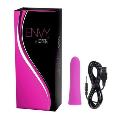 Envy by Jopen - Vibrador Personal Recarregável com 7 Modos de Vibrações - 11,3 x 2,5 cm