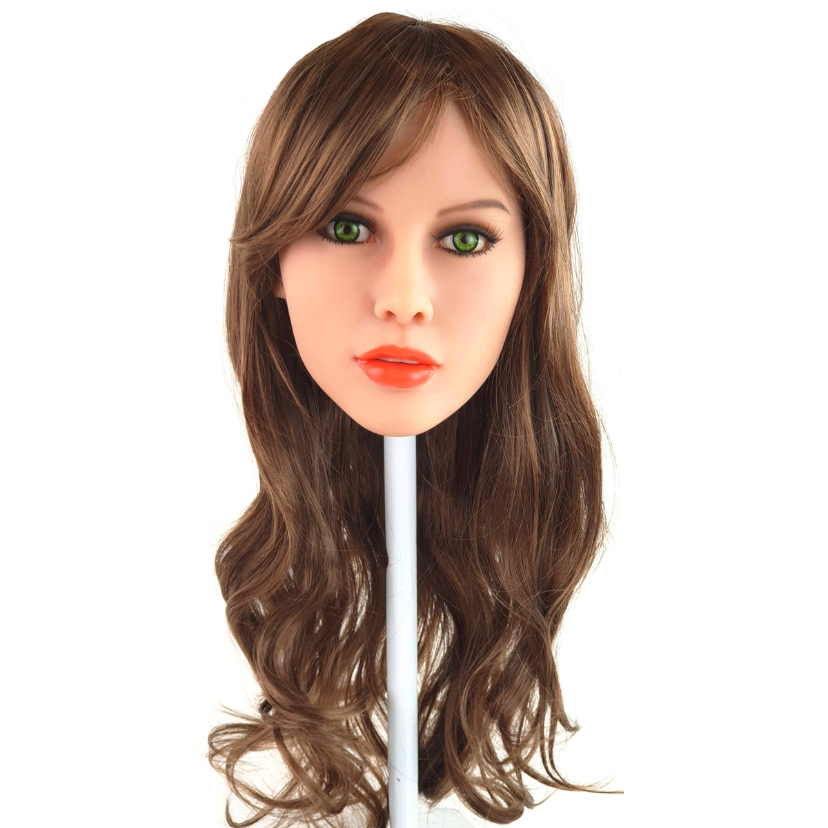 Erica - Boneca Realística em TPE com Pele Morena, Cabelo Longo Preto, Olhos Verdes, Seios Médio, Vértebras em Aço e Acessórios - 54 Kg e 1,64 Metros de Altura - 14