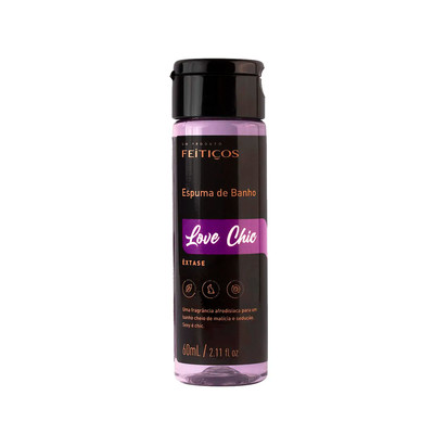 Foto 1 do produto Espuma de Banho com Fragrância Afrodisíaca - Feitiços Aromáticos Love Chic Êxtase | 60 ml