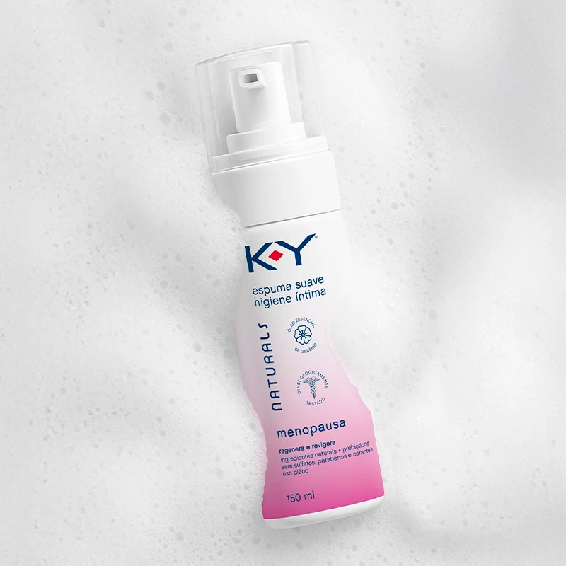 Espuma de Higiene Íntima Suave para Uso Diário - K-Y Naturals Menopausa | 150 ml - 3