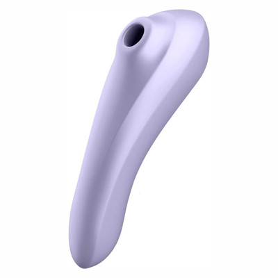 Foto 3 do produto Estimulador 2 em 1 Recarregável com 11 Intensidades de Sucção e Vibração - Satisfyer Dual Pleasure | Disponível em 2 Cores