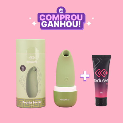 Estimulador Clitoriano com 11 Modos de Ondas de Pressão e Case Armazenadora Recarregável - Exclusiva Sophia Succer