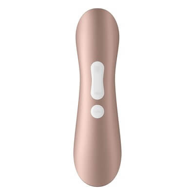 Foto 5 do produto Estimulador Clitoriano com 11 Níveis de Sucção, 10 Modos de Vibração e à Prova D'água - Satisfyer PRO² + | 16,5 x 4,5 cm