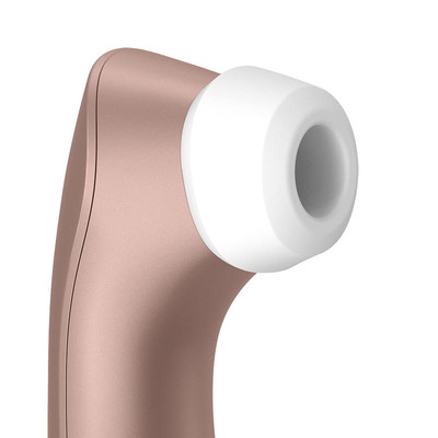 Foto 2 do produto Estimulador Clitoriano com 11 Níveis de Sucção, 10 Modos de Vibração e à Prova D'água - Satisfyer PRO² + | 16,5 x 4,5 cm