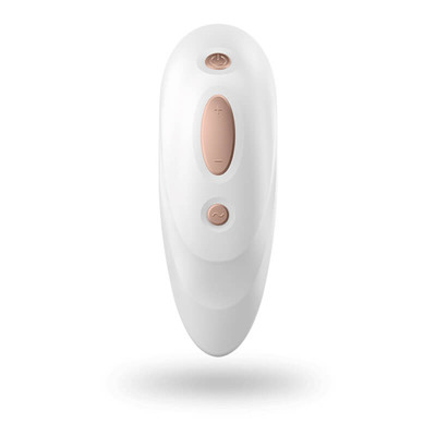 Foto 5 do produto Estimulador Clitoriano com 11 Níveis de Sucção e 10 Modos de Vibração - Satisfyer PRO 1+ Vibration | 15,5 x 4,7 cm