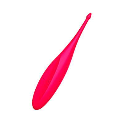 Foto 2 do produto Estimulador Clitoriano Feito em Silicone Antialérgico, Recarregável e 12 Modos de Vibração - Satisfyer Twirling Fun | Disponível em 2 Cores