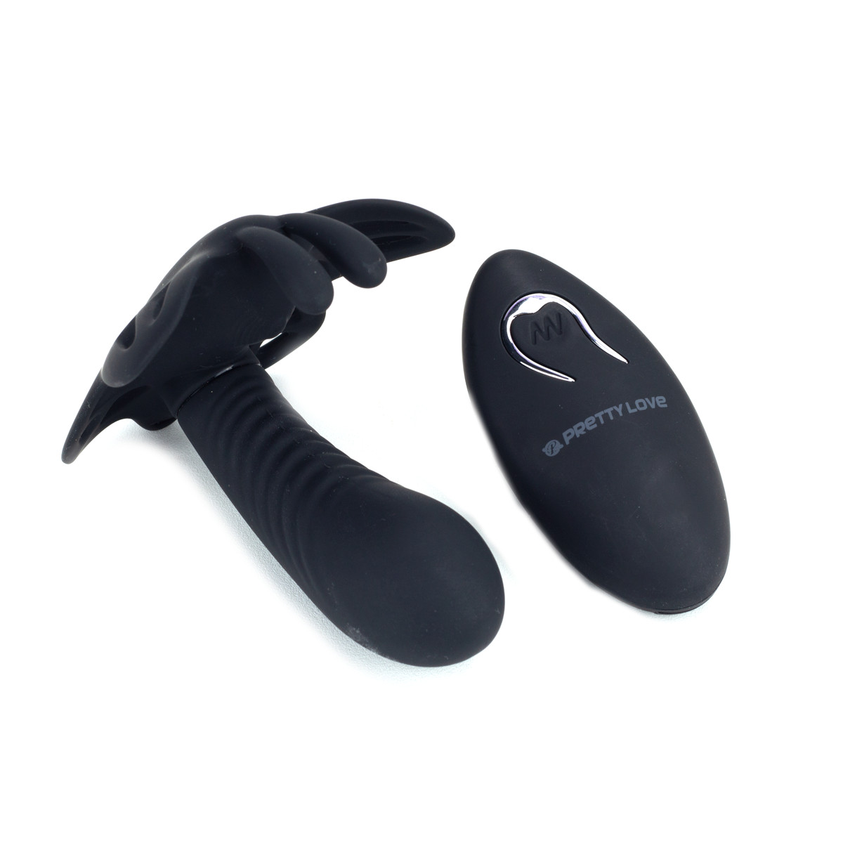 Estimulador Clitoriano em Forma de Borboleta com Mini Pênis, 12 Modos de Vibração e Controle Remoto sem Fio - Pretty Love | Disponível em 2 Cores - 6