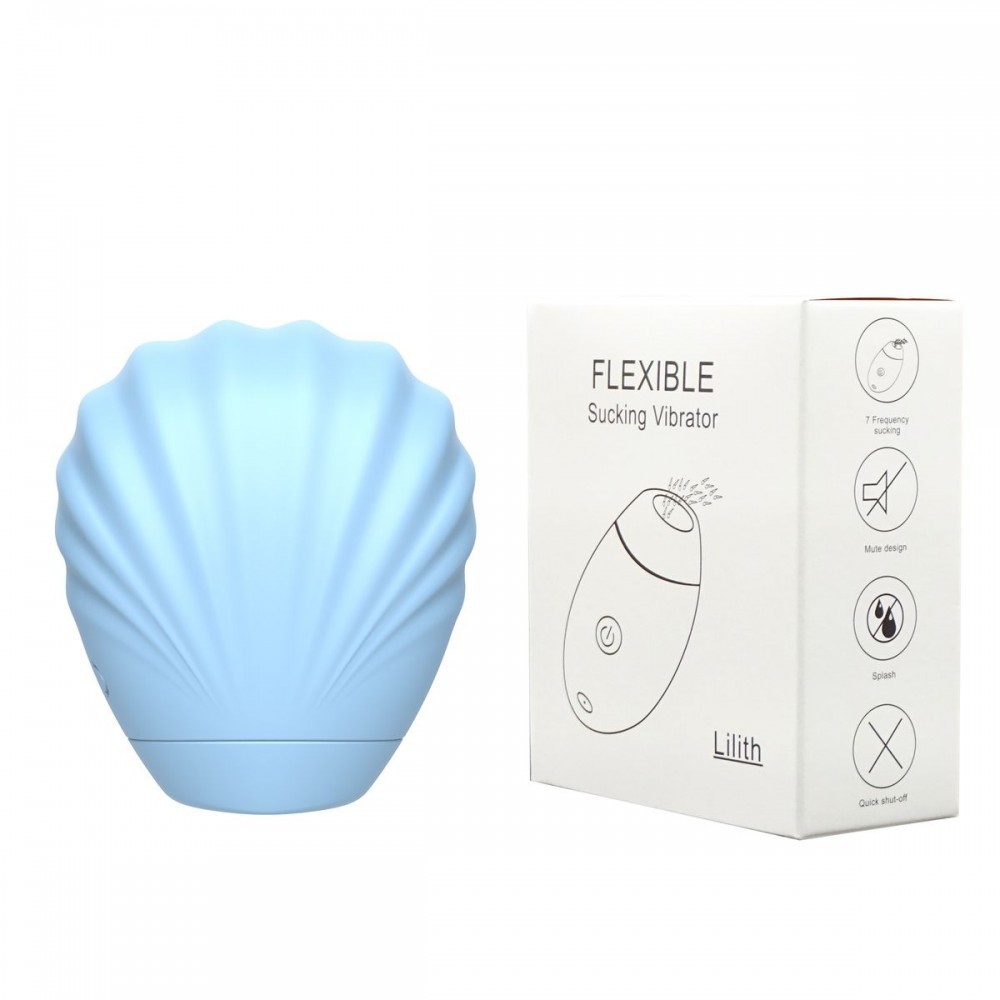 Estimulador Clitoriano em Formato de Concha com 7 modos de Pulsação e Carregamento via Cabo USB - Lilith | 6,1 x 5,4 cm | Disponível em 2 Cores - 5