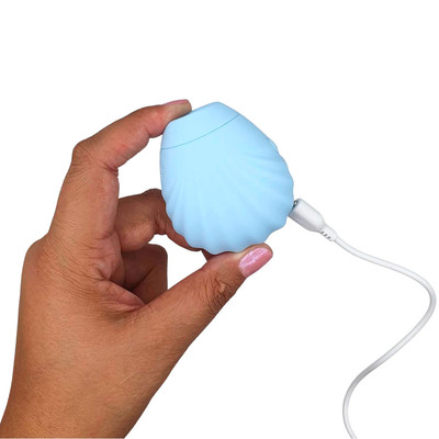 Estimulador Clitoriano em Formato de Concha com 7 modos de Pulsação e Carregamento via Cabo USB - Lilith | 6,1 x 5,4 cm | Disponível em 2 Cores