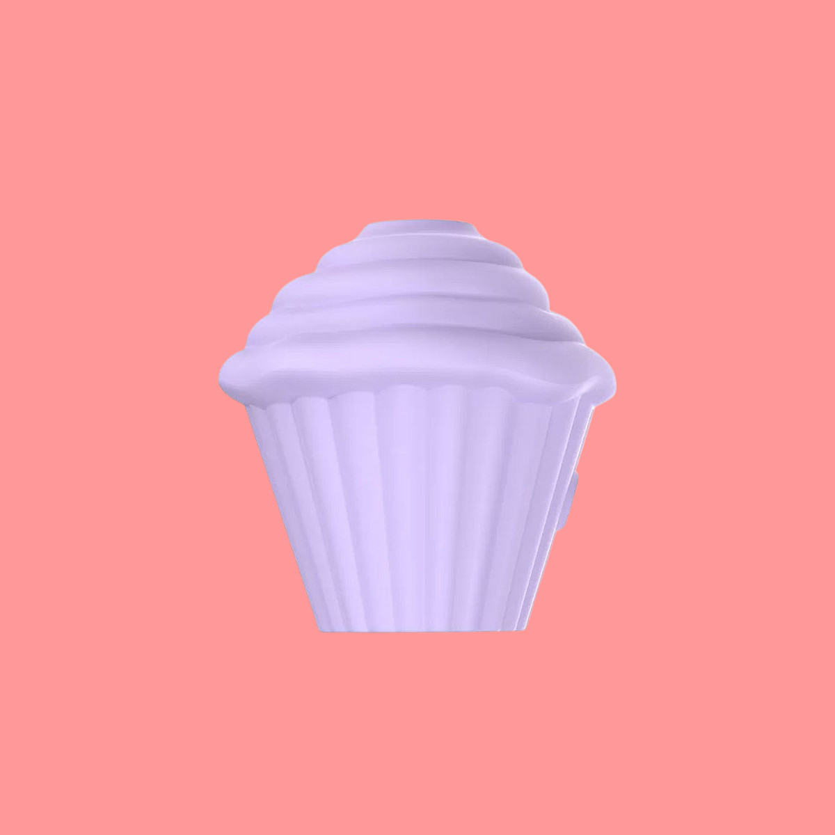 Estimulador Clitoriano no Formato de Cupcake com 5 Modos de Pulsações e Recarregável - SI Play | 7,8 x 7,4 cm | Disponível em 3 Cores - 5