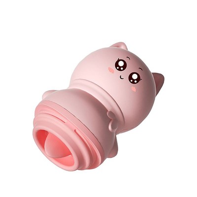 Foto 2 do produto Estimulador Clitoriano em Formato de Gatinho, Língua com 10 Movimentos e Carregamento via Cabo USB - Maig Funny Cat | 7,8 x 4,1 cm