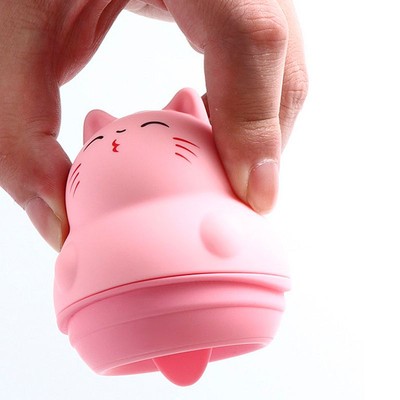 Foto 6 do produto Estimulador Clitoriano em Formato de Gatinho, Língua com 12 Movimentos e Carregamento via Cabo USB - Born To Feeling | 7,6 x 6,2 cm