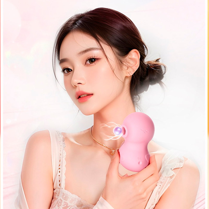 Estimulador Clitoriano com Formato de Patinho em Silicone, 9 Modos de Pulsação e Recarregável - Duck Suck - 4