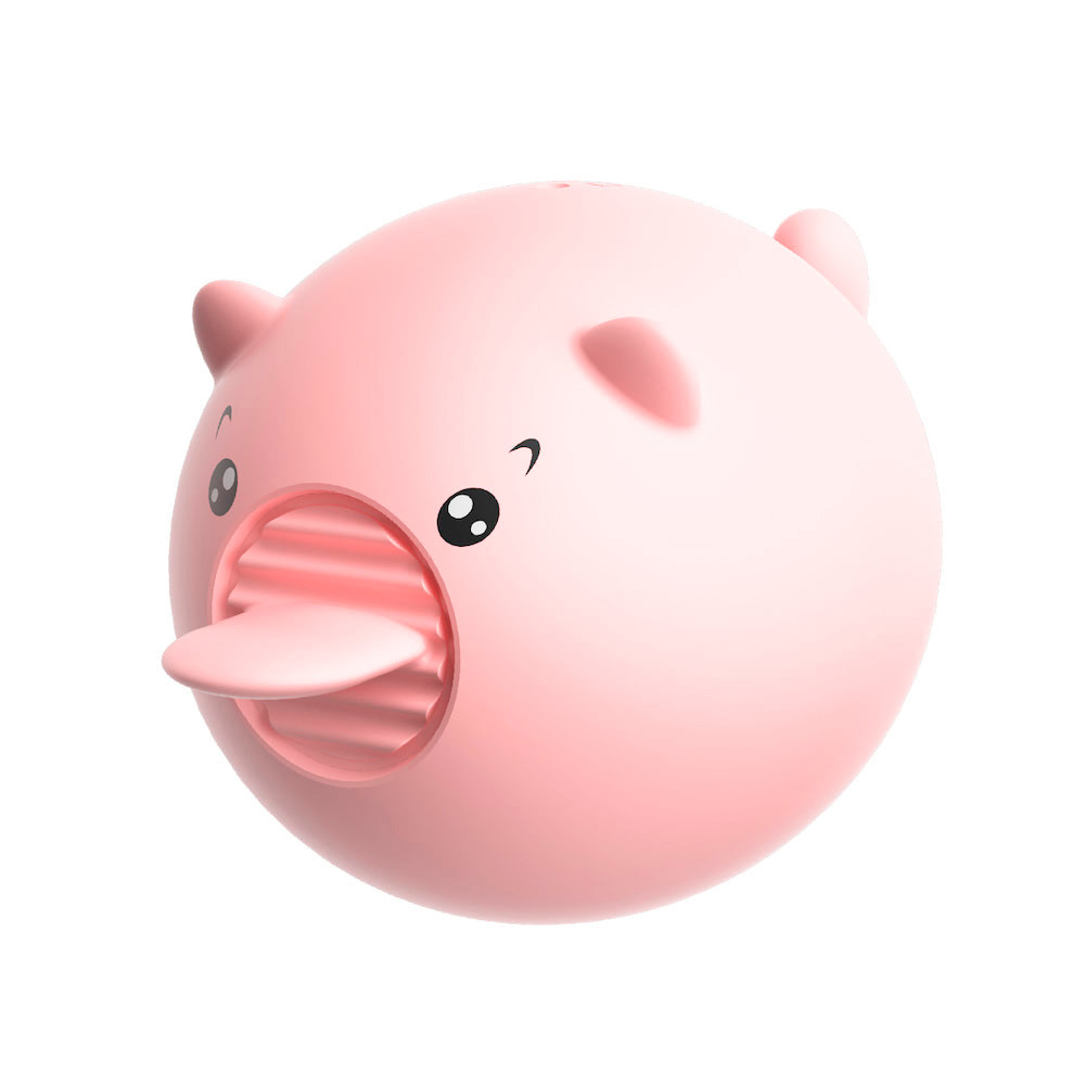 Estimulador Clitoriano em Formato de Porco com Língua em 10 Movimentos e Recarregável - YouVibe Sweet Pig | 6,2 x 4,2 cm - 2