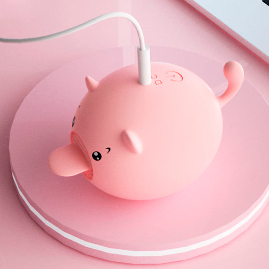 Estimulador Clitoriano em Formato de Porco com Língua em 10 Movimentos e Recarregável - YouVibe Sweet Pig | 6,2 x 4,2 cm - 5