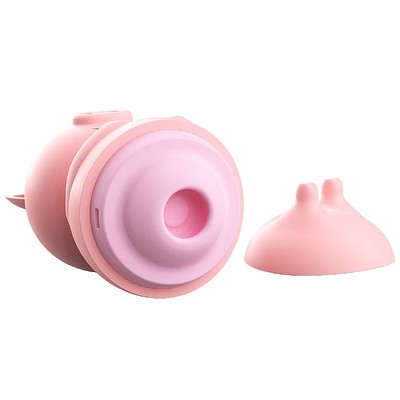 Foto 3 do produto Estimulador Clitoriano em Formato de Porquinho com 10 Modos de Pulsação e Recarregável - Piggy Rabicó | 9,2 x 4,6 cm