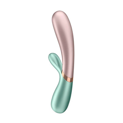Foto 16 do produto Vibrador Rabbit em Silicone com 12 Modos de Vibração, Função Aquecimento e Controle via Aplicativo - Satisfyer Hot Lover | 11,5 x 3 cm | Disponível em 3 Cores