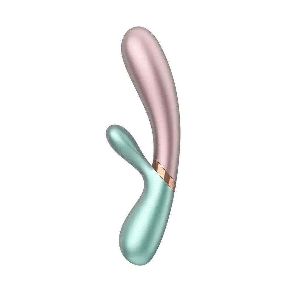 Vibrador Rabbit em Silicone com 12 Modos de Vibração, Função Aquecimento e Controle via Aplicativo - Satisfyer Hot Lover | 11,5 x 3 cm | Disponível em 3 Cores - 15