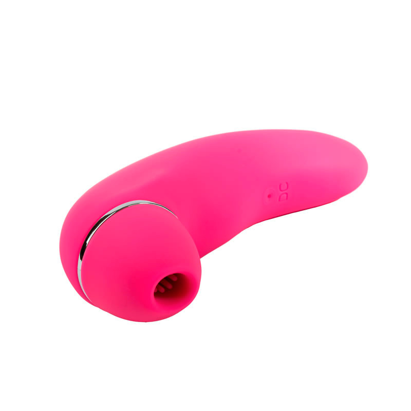 Vibrador Estimulador de Clitóris e Ponto G com 10 Modos de Sucção, 20 Modos de Vibração e Recarregável - 8,5 x 4,6 cm | Disponível em 2 Cores - 7