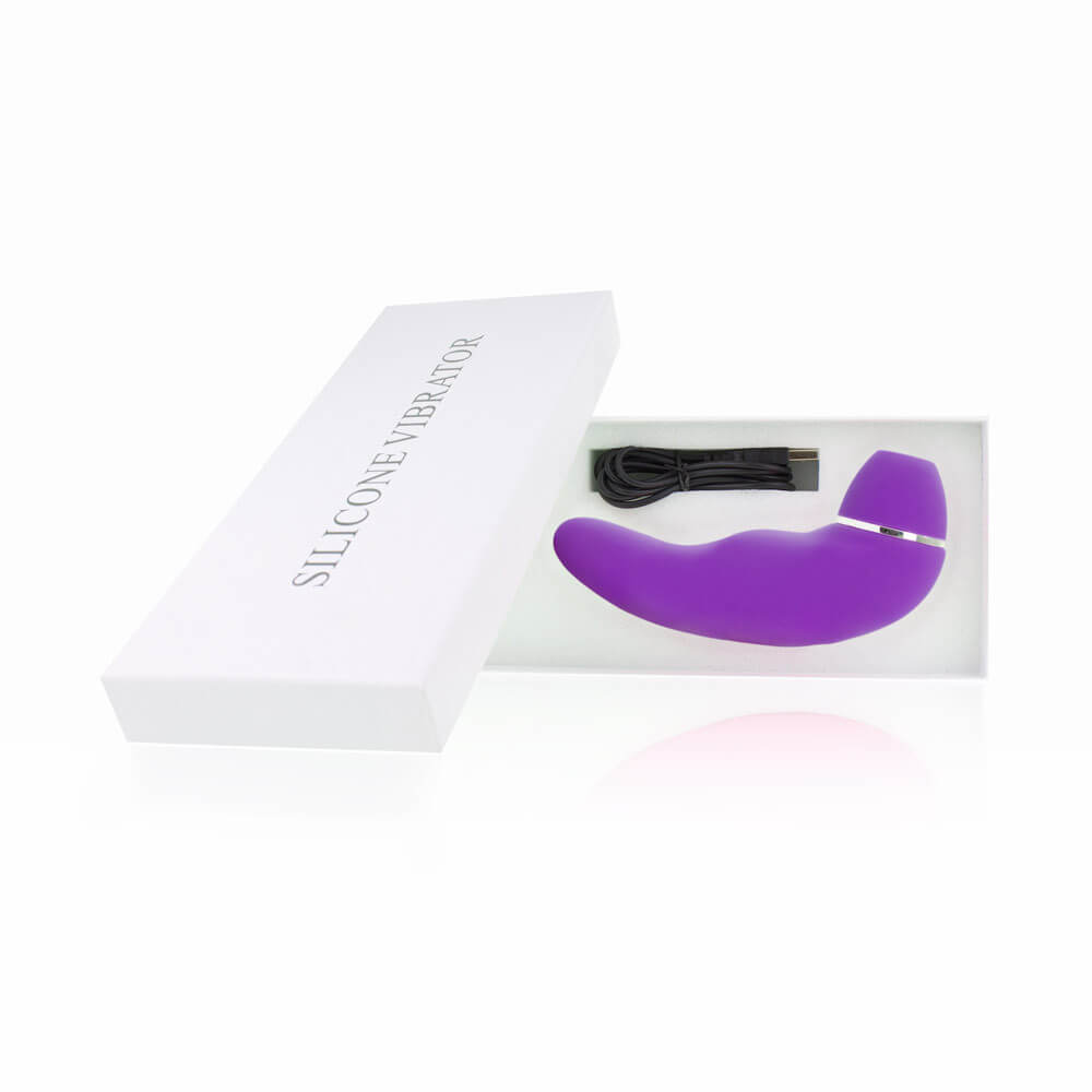 Vibrador Estimulador de Clitóris e Ponto G com 10 Modos de Sucção, 20 Modos de Vibração e Recarregável - 8,5 x 4,6 cm | Disponível em 2 Cores - 2