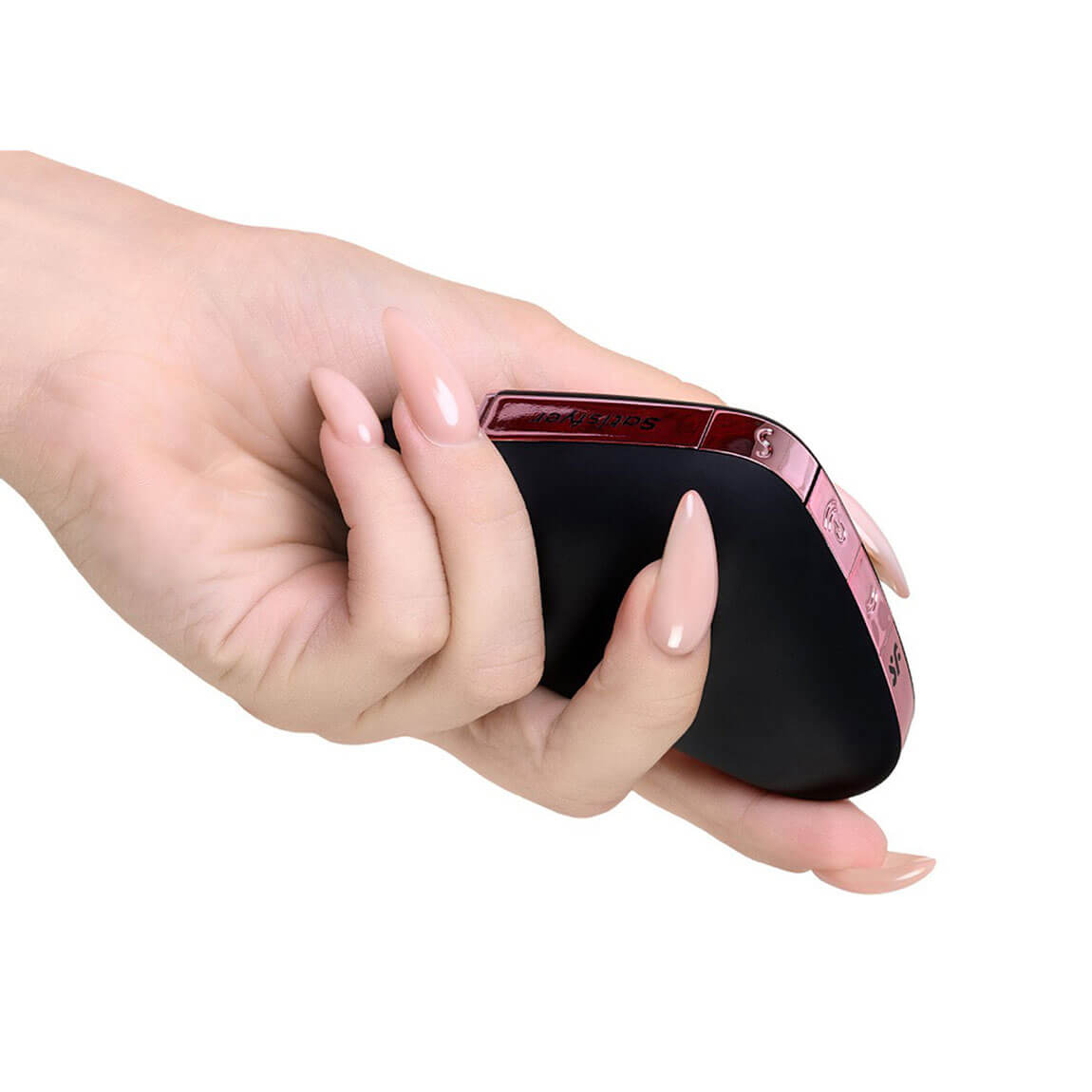 Estimulador Clitoriano Recarregável com 10 Modos de Vibração, 11 Intensidades de Sucção e Aplicativo - Satisfyer Love Triangle - 6