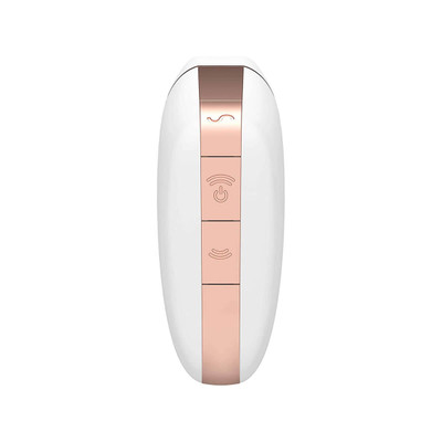 Foto 13 do produto Estimulador Clitoriano Recarregável com 10 Modos de Vibração, 11 Intensidades de Sucção e Aplicativo - Satisfyer Love Triangle