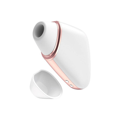 Foto 4 do produto Estimulador Clitoriano Recarregável com 10 Modos de Vibração, 11 Intensidades de Sucção e Aplicativo - Satisfyer Love Triangle