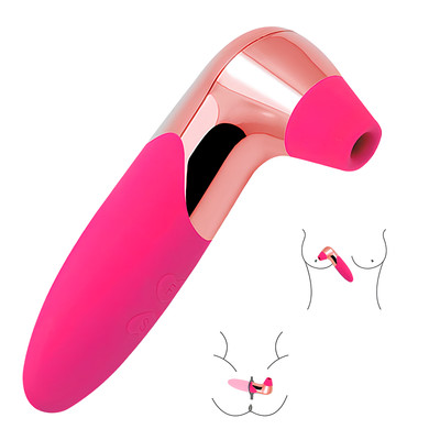 Estimulador Clitoriano com 10 Programações de Pulsação, 12 Modos de Vibração e Resistente à Água - Mysg PRO-X5 Suck Massager | Disponível 2 Cores