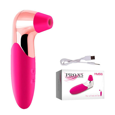 Foto 2 do produto Estimulador Clitoriano com 10 Programações de Pulsação, 12 Modos de Vibração e Resistente à Água - Mysg PRO-X5 Suck Massager | Disponível 2 Cores