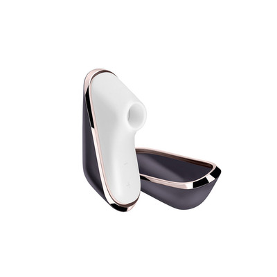 Foto 5 do produto Estimulador Clitoriano Recarregável com 11 Níveis de Intensidade - Satisfyer PRO Traveler - 10 x 3,5 cm