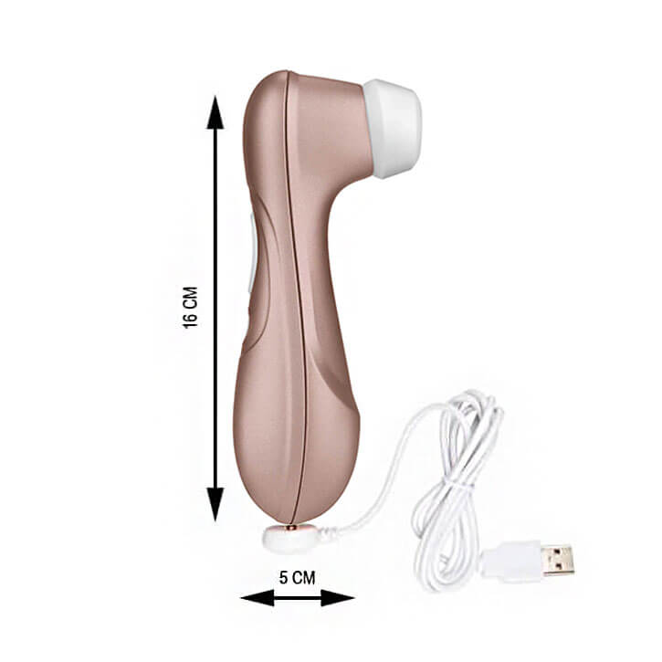 Estimulador Clitoriano Recarregável com 11 Níveis de Sucção e à Prova D'água - Satisfyer PRO² | 16,5 x 4,6 cm | Disponível em 3 Cores - 8