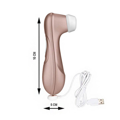 Foto 8 do produto Estimulador Clitoriano Recarregável com 11 Níveis de Sucção e à Prova D'água - Satisfyer PRO² | 16,5 x 4,6 cm | Disponível em 3 Cores
