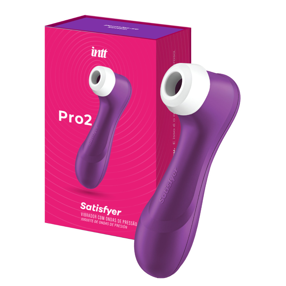 Estimulador Clitoriano Recarregável com 11 Níveis de Sucção e à Prova D'água - Satisfyer PRO2 Collab Intt | 16,5 x 4,6 cm | Disponível em 2 Cores - 6