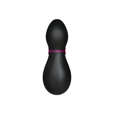 Foto 5 do produto Estimulador Clitoriano Recarregável com 11 Níveis de Vibração - Satisfyer PRO Penguin - 11 x 4,5 cm