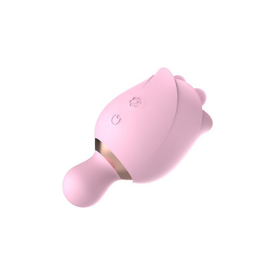 Foto 3 do produto Estimulador Clitoriano em Silicone com Formato de Rosa, 9 Modos de Vibração e Recarregável - S-Hande Forget Me Not 2 | 10,6 x 5,7 cm | Disponível em 2 Cores