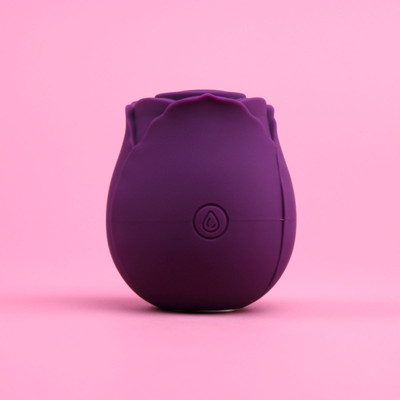 Foto 3 do produto Estimulador Clitoriano Recarregável em Silicone com Formato de Rosa e 10 Modos de Pulsação - Happy Meeting | Disponível em 3 Cores