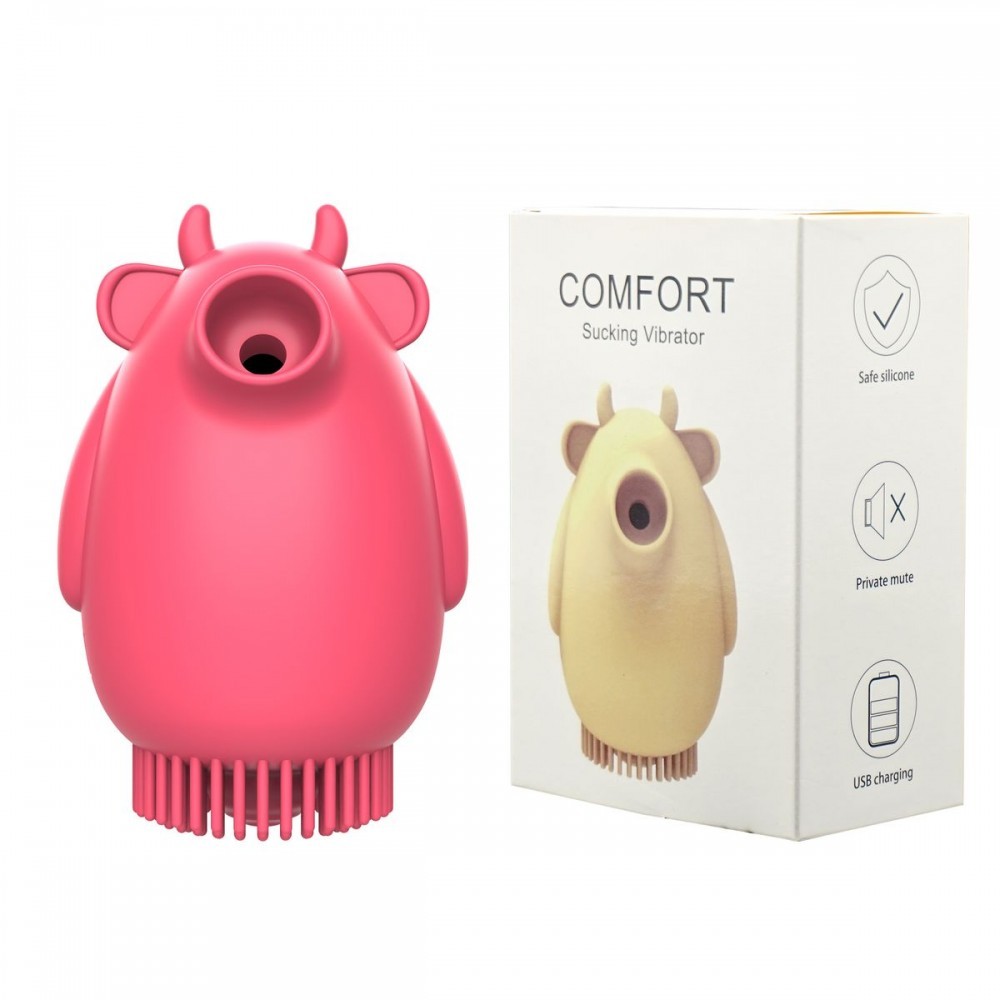 Estimulador Clitoriano Recarregável Via Cabo USB com 10 Modos de Pulsação e 10 Tipos de Vibração - Comfort | 9 x 5,5 cm | Disponível em 2 Cores - 1