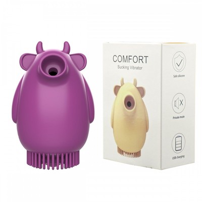 Foto 7 do produto Estimulador Clitoriano Recarregável Via Cabo USB com 10 Modos de Pulsação e 10 Tipos de Vibração - Comfort | 9 x 5,5 cm | Disponível em 2 Cores