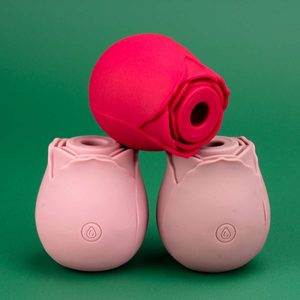 Estimulador Clitoriano em Silicone com Formato de Rosa, 10 Modos de Pulsação e Recarregável - Exclusiva Rose | 6,6 x 5,9 cm | Disponível em 3 Cores - 8