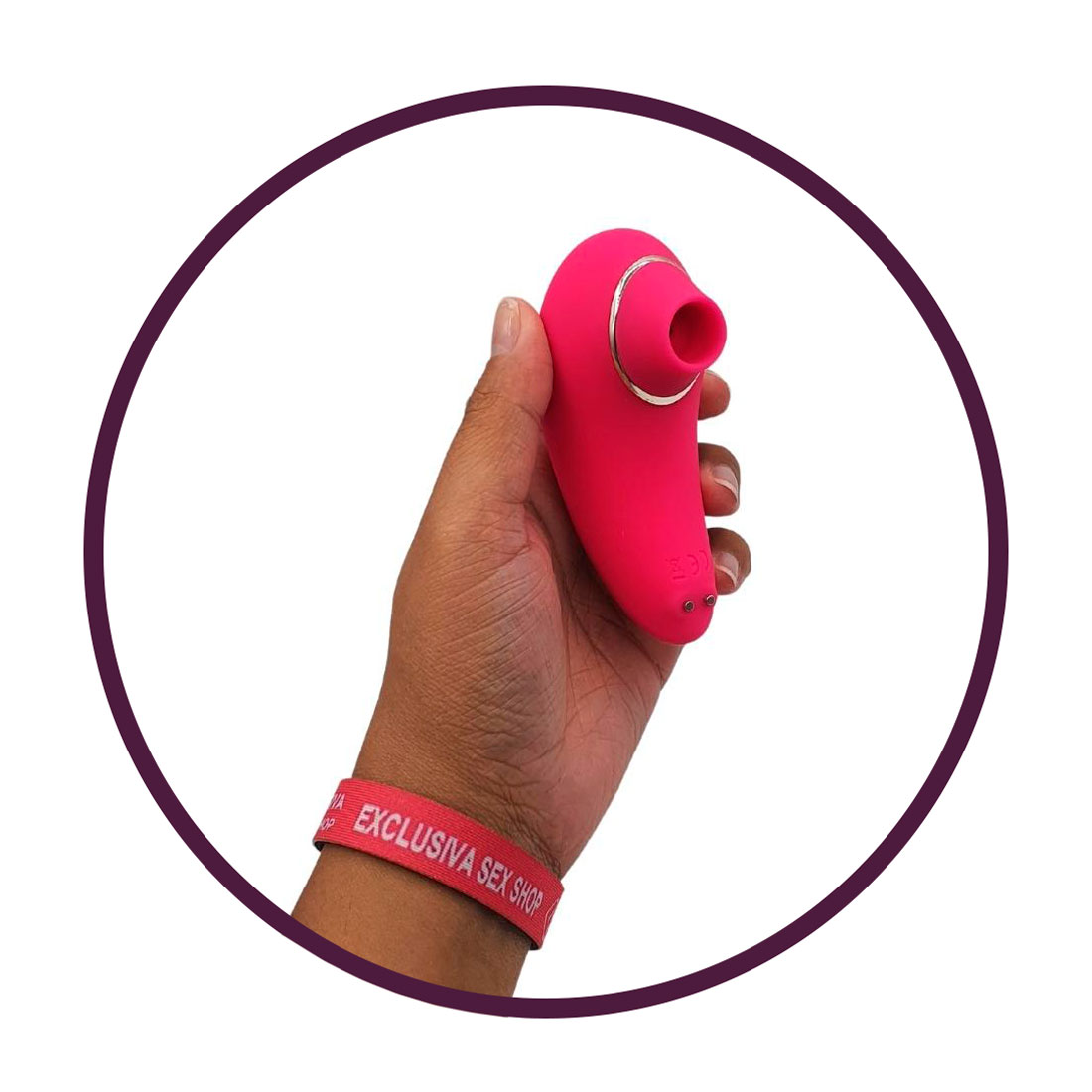 Estimulador Clitoriano em Silicone Macio com 9 Modos de Sucção, Recarregável - Nv Toys Rita | 10 x 4,1 cm | Disponível em 2 Cores - 8