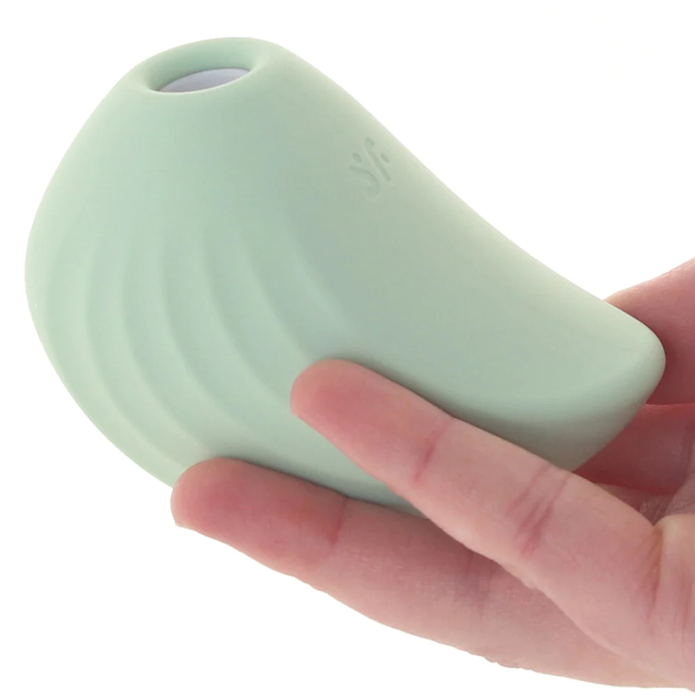Estimulador Clitoriano em Silicone com Tecnologia Air Pulse , 11 Níveis de Pulsações, 12 Modos de Vibração e Prova D'água - Satisfyer Pearl Diver | 9,2 x 4,7 cm | Disponivel em 2 Cores - 9