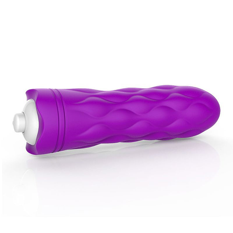 Estimulador Clitoriano em Silicone com Texturas Onduladas e Vibração Única - XXOO Pineapple - 9,6 x 2,5 cm | Disponível em 2 Cores - 8