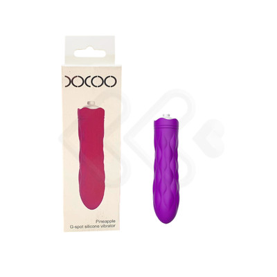 Foto 9 do produto Estimulador Clitoriano em Silicone com Texturas Onduladas e Vibração Única - XXOO Pineapple - 9,6 x 2,5 cm | Disponível em 2 Cores