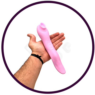 Foto 7 do produto Estimulador de Clitóris com 12 Modos de Pulsação, 12 Movimentos de Língua e Carregamento via USB Magnético - Sexy Tongue Vibrators | Disponível em 2 Cores