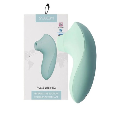 Foto 6 do produto Estimulador de Clitóris com 5 Modos de Intensidade de Ondas de Pressão, Carregamento Via USB Magnético e App Interativo - Svakom Pulse Lite Neo | Disponível em 3 Cores
