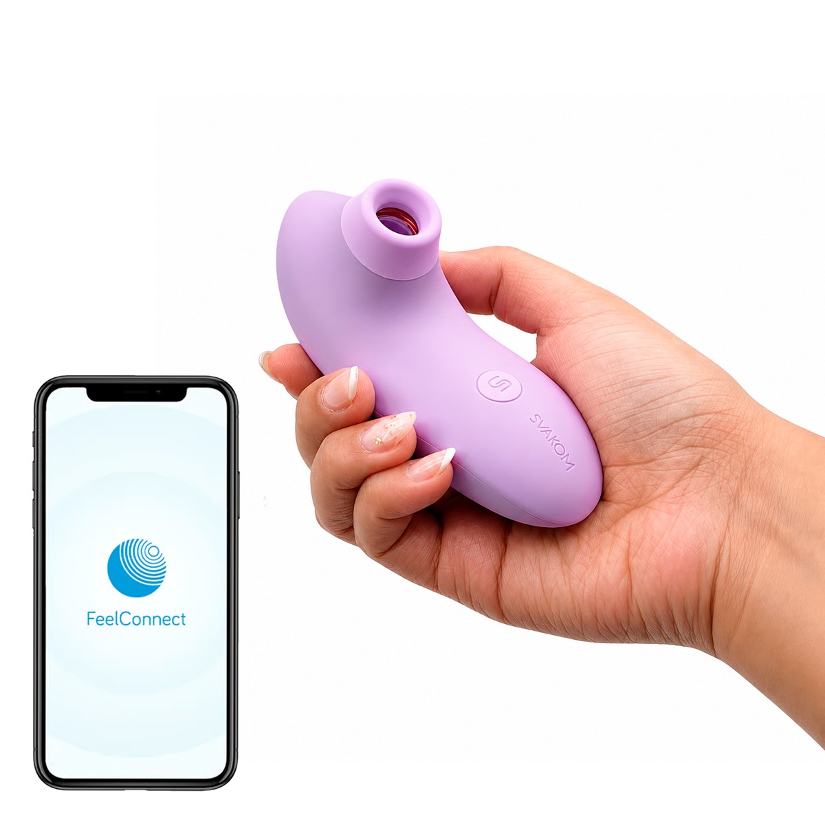 Estimulador de Clitóris com 5 Modos de Intensidade de Ondas de Pressão, Carregamento Via USB Magnético e App Interativo - Svakom Pulse Lite Neo | Disponível em 3 Cores - 1