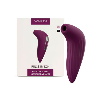 Foto 2 do produto Estimulador de Clitóris com 5 Modos de Pulsação e 5 Intensidades, Função Memoria, Carregamento Via USB Magnético e App - Svakom Pulse Union | 12,4 x 3,8 cm
